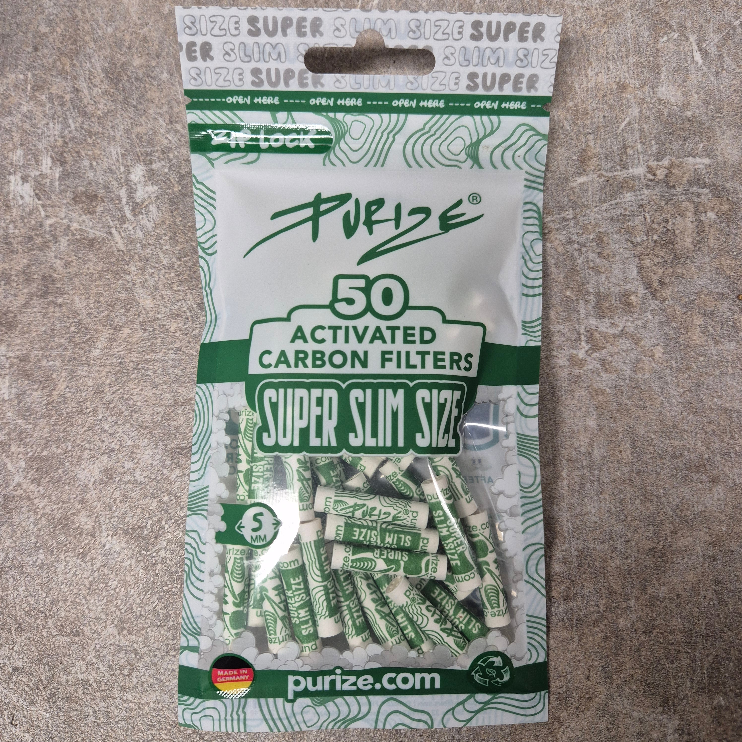 Purize Aktivkohlefilter SUPER SLIM SIZE 5mm