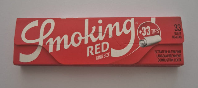 SMOKING RED mit Tips KING SIZE