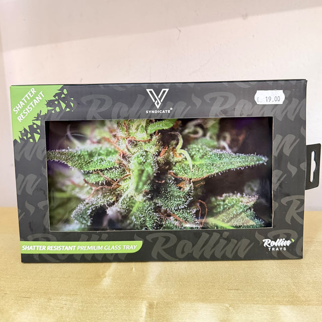 V-Syndicate Glas Rolling Tray – Dein stylisches Bau-Upgrade