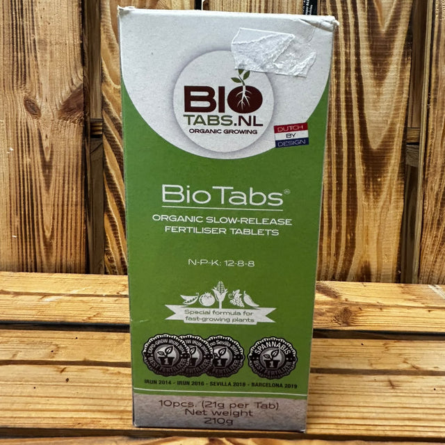BioTabs Organic Slow-Release Tablets (10 Stk.) – Einfach einstecken, perfekt gedüngt