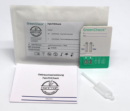 hanfnah FahrTHCheck - Cannabis Urin Drogentest Fahrtauglichkeit 3,5 ng