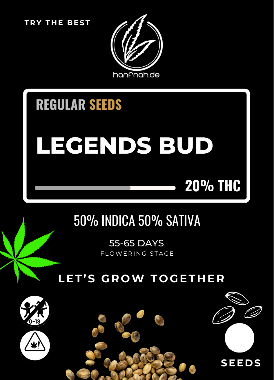 hanfnah LEGENDS BUD Regular Cannabis Samen