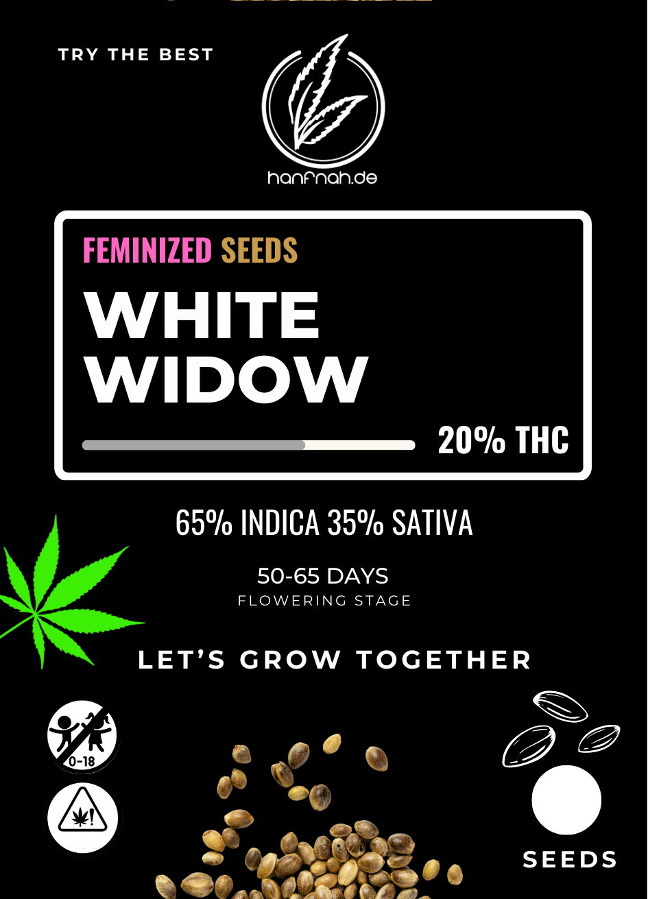hanfnah WHITE WIDOW Feminisiert Cannabis Samen
