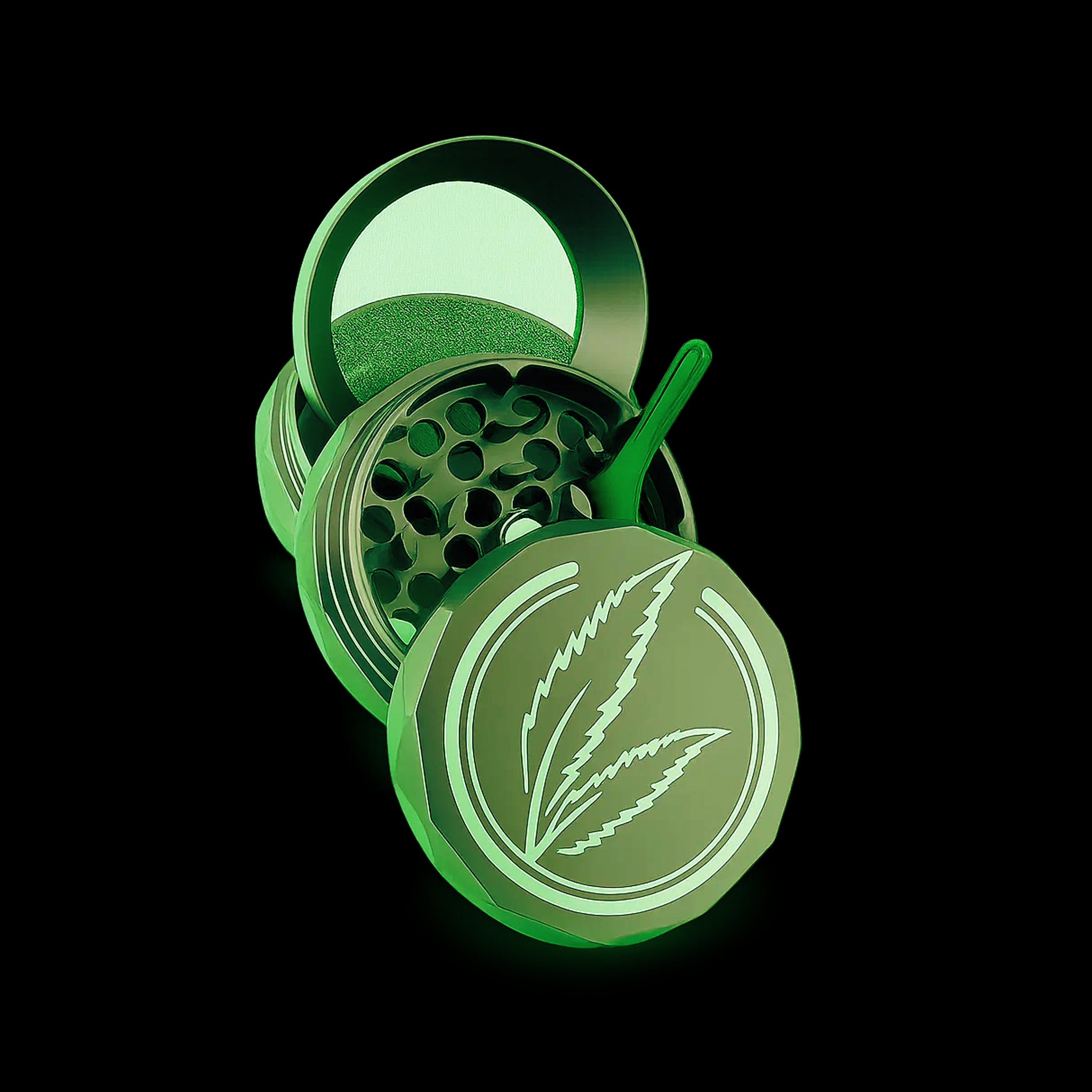 hanfnah Premium Alu-Grinder 4-tlg. Ø63mm