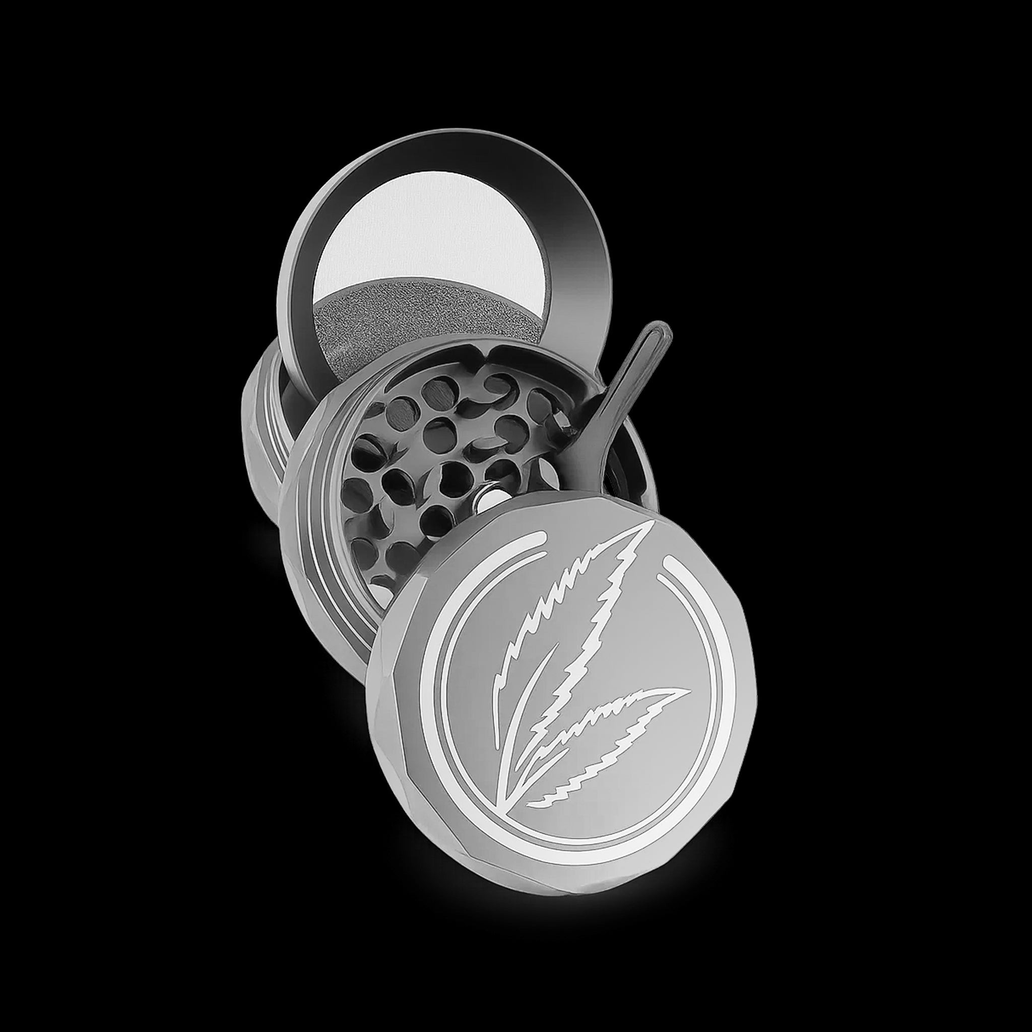 hanfnah Premium Alu-Grinder 4-tlg. Ø63mm